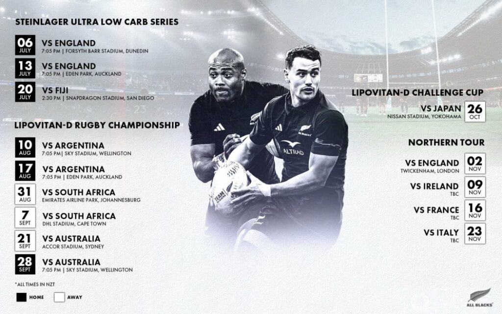 2024 all blacks rugby schedule