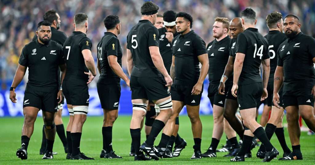 All Blacks 2025 wingers France series selection