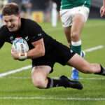 Beauden Barrett in action for All Blacks 2025