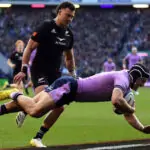 All Blacks 2025 Scotland Test action