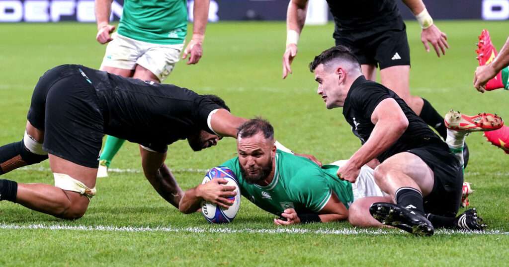 All Blacks defense 2025 tackle action