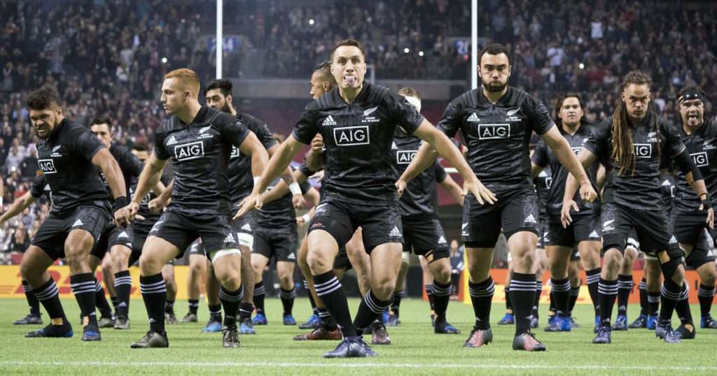 Māori All Blacks haka