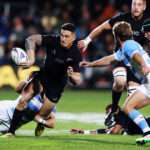 All Blacks offload 2025 attack action