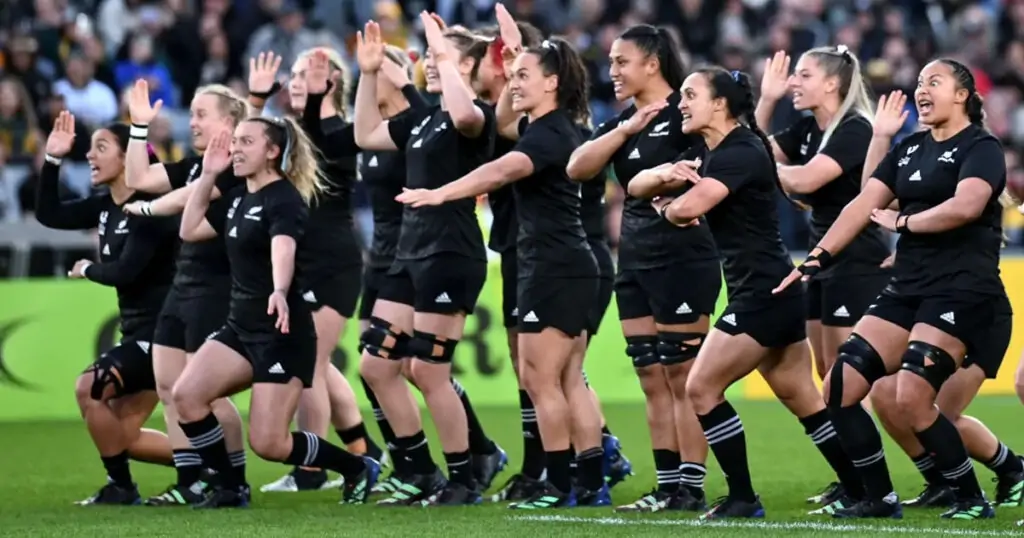 Black Ferns 2025 Women’s Rugby World Cup guide with players in action