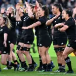 Black Ferns 2025 Women’s Rugby World Cup guide with players in action