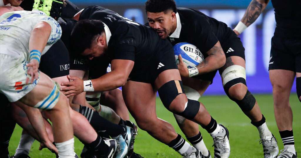 All Blacks Grand Slam 2025 set-piece training