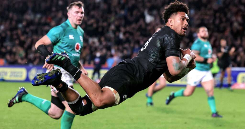 All Blacks France 2025 players in action
