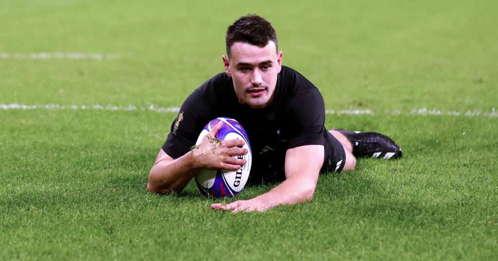 All Blacks Backline 2025 players in action