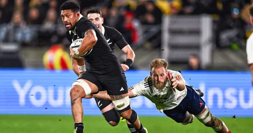 All Blacks France 2025 Wellington result: Ardie Savea scores try