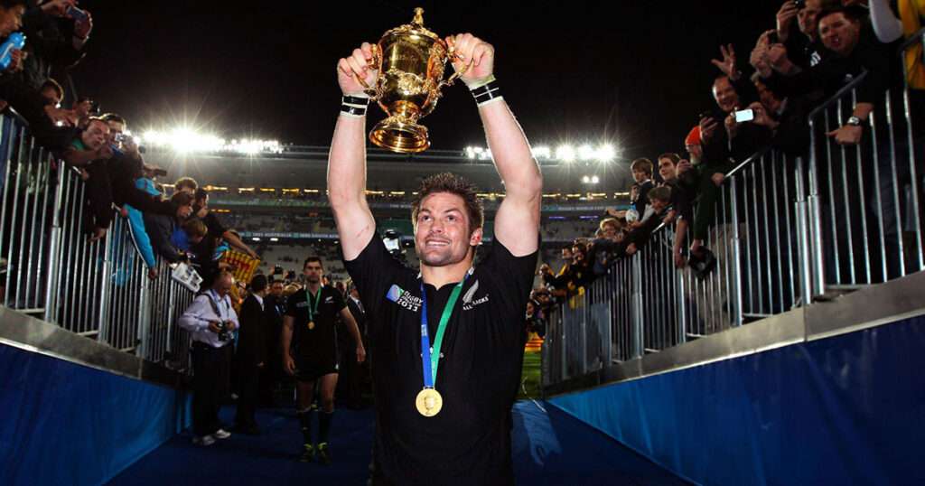 All Blacks Rugby World Cup finals history: Richie McCaw lifts 2011 trophy