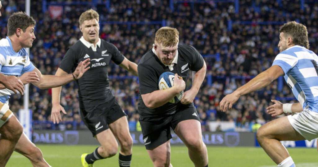 All Blacks game in Rugby Championship 2025 vs Argentina