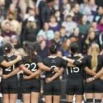 Black Ferns players at February 2026 training camp Wellington