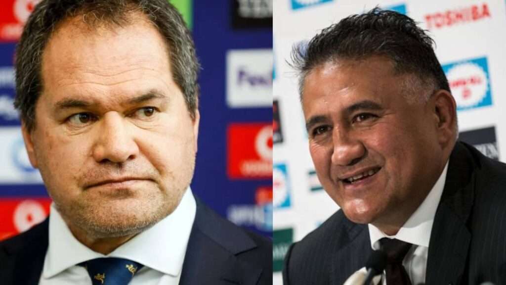 Jamie Joseph and Dave Rennie