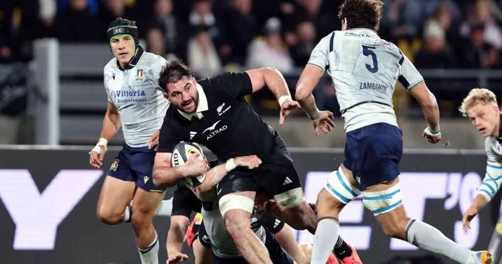 All Blacks squad vs Sharks in Durban
