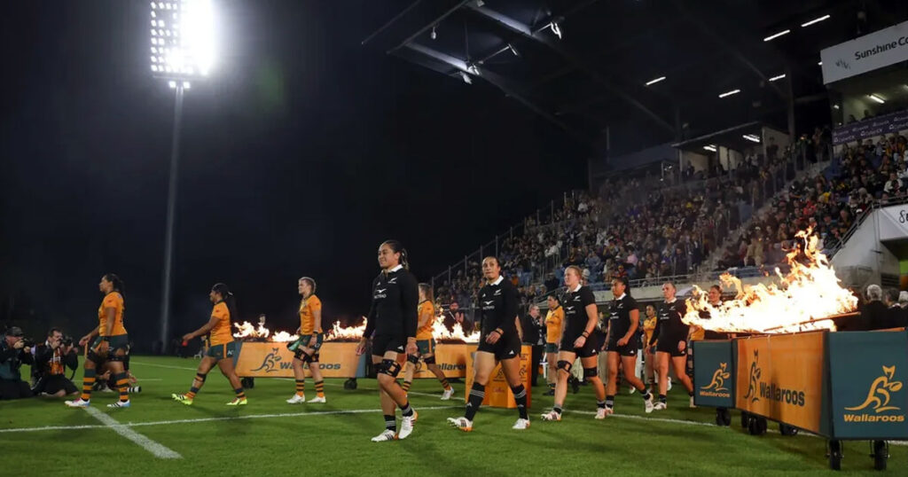 Black Ferns Wallaroos O'Reilly Cup Test match at Go Media Stadium